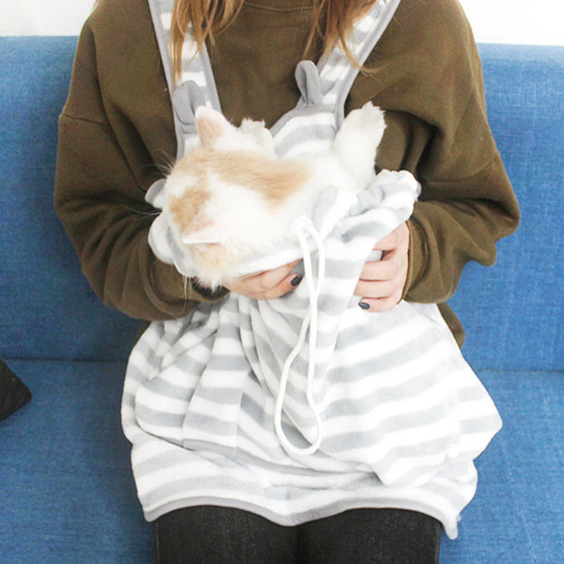 Pets Apron Women Touch the Cat Small Dog Clothes Non-Stick Anti-Grab for Pets